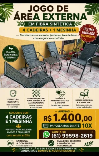 Conjunto de cadeiras 