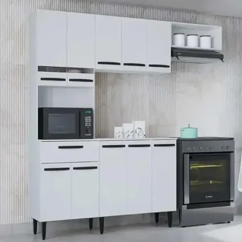 Cozinha Dora Completa 4 Peças 10 Portas 1 Gaveta Poquema