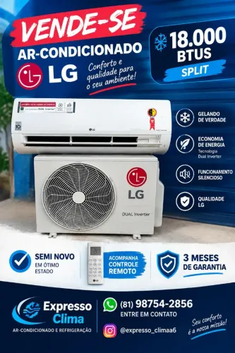 Ar condicionado 18 mil BTUs