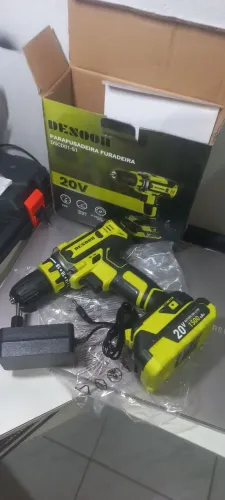 Parafusadeira  e Furadeira 20v DESONN 1 bateria 1 carregador