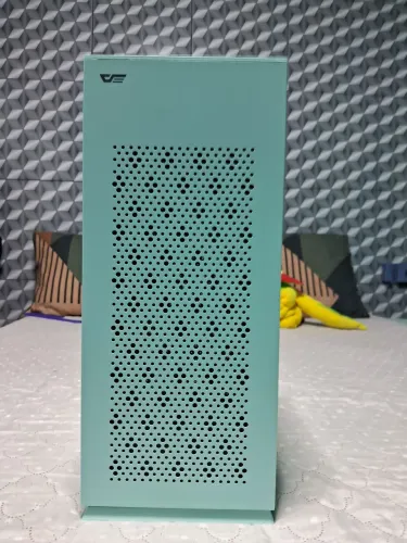 Gabinete mini ITX Darflash DHL 21 neo mint c/ 1 fan