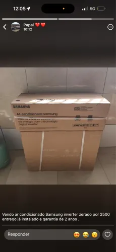 Ar condicionado 12 mil inverter zerado na caixa