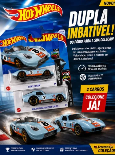 Hot Wheels: Shelby Cobra + Glory Chaser