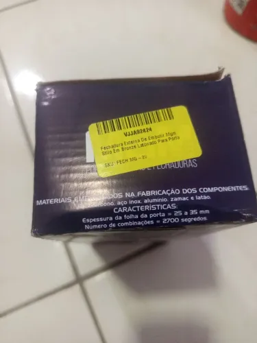 Fechadura externa de embutir MGM