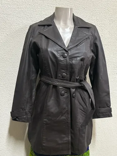 PARKA EM COURO ELLUS TAM.M