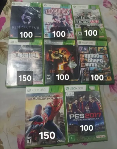 Vendo jogos de 360 original