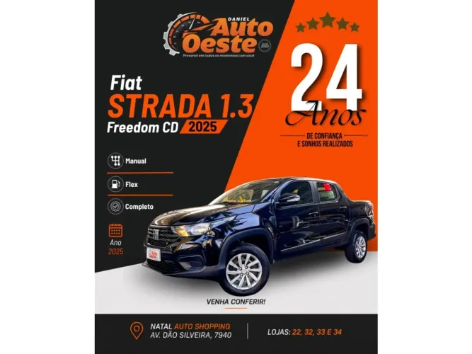 Fiat Strada Freedom 1.3 Flex 8V CD 2025