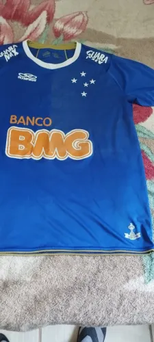 Camisa Cruzeiro Copa Libertadores I - 2014 (autografada pelo eterno ídolo Nonato)