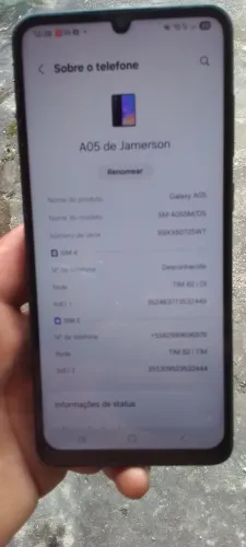 Vendo celular Samsung a05 128g