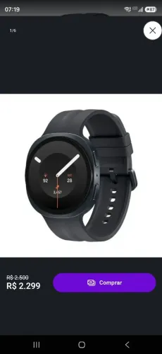 Galaxy whatch 9 na caixa