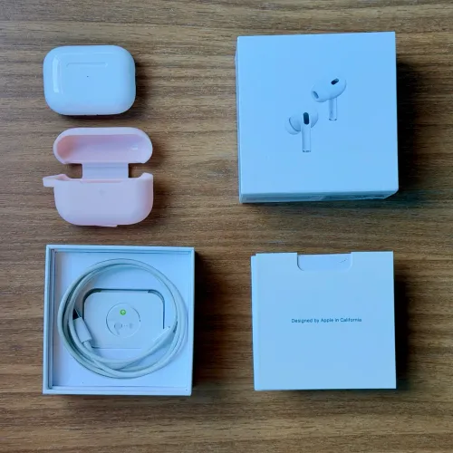 AirPods Pro 2ª Geração Apple - Completo na Caixa + Capinha de Silicone