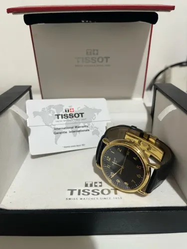 Tissot T-Gold Carson Ouro 18K 750 - Ref. T907.410.16.052.00
