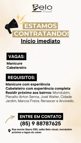 Cabeleireira{0}manicure com experiência