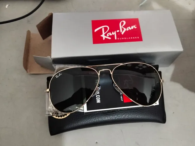 Óculos de sol Ray Ban aviator 