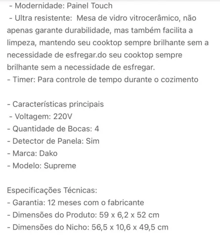 Fogão Indução