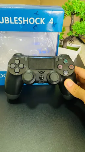 Controle Bluetooth Compatível PS4 | PC | Android | Smart TV - KTS Preto Sem Fio