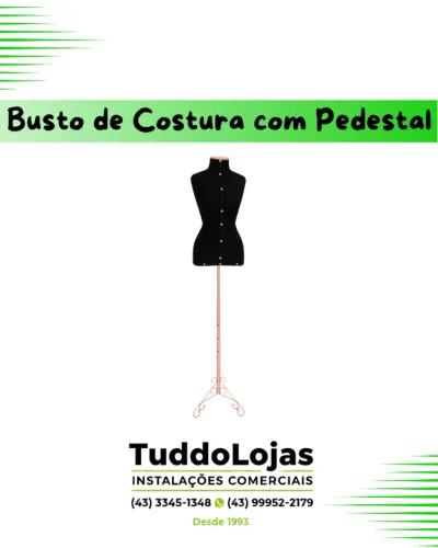 Busto de Costura com Pedestal