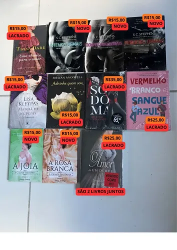 LIVROS ROMANCE AVUSOS
