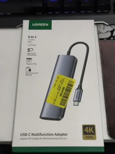HUB USB-C Ugreen 6-in-1