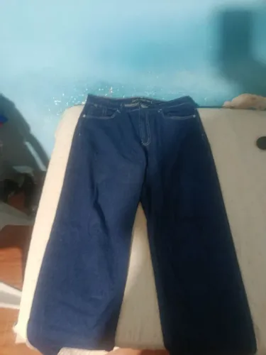 calça baggy jeans azul