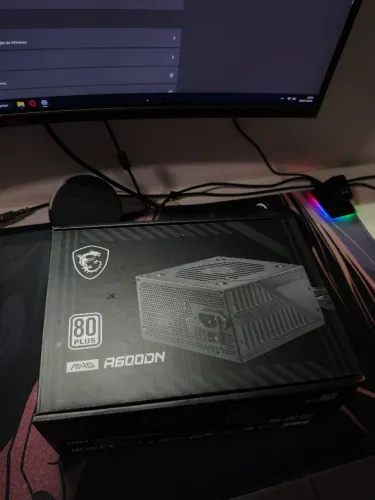 FONTE 600W MSI MAG A600DN - 80 PLUS