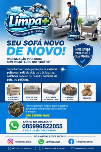 Higienização de estofados