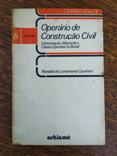 Livro Operário da Construção Civil de Ronaldo do Livramento