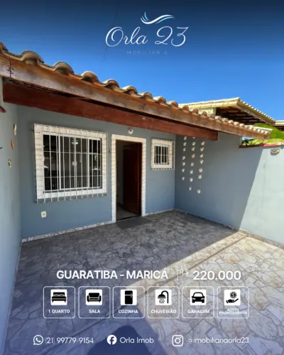 GUARATIBA, ORLA 23 IMOBILIÁRIA! Excelente oportunidade em Maricá