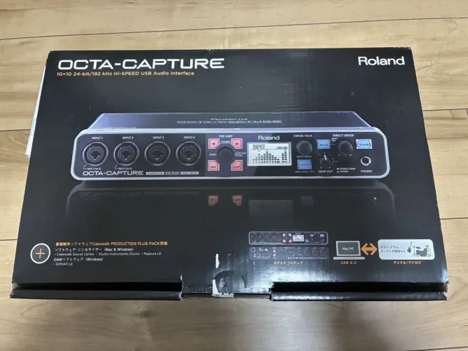Placa de Áudio Roland Octa-Capture UA-1010 + Multicabo 8 Vias - Impecável