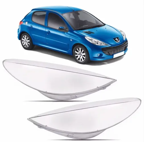 PAR Lente do Farol Peugeot 207 2009 2010 2011 2012 2013