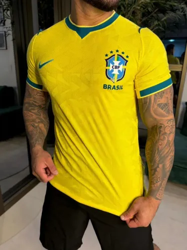 Camisetas do Brasil Tailandesas (Modelo Jogador) 