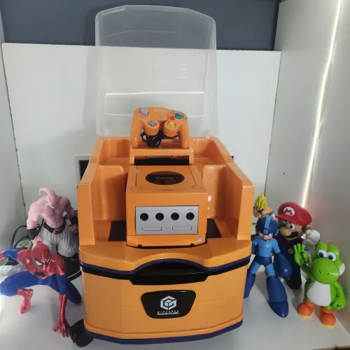 Nintendo game cube com rack original Nintendo