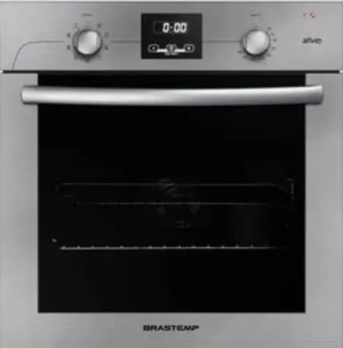 Forno Elétrico Imbutir Brastemp Ative! INOX 60L,Grill,Timer e Painel Touch (NOVO na Caixa)