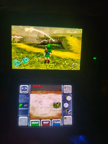 Nintendo 3DS Azul + Zelda Ocarina of Time 3D + Cartão SD 2GB