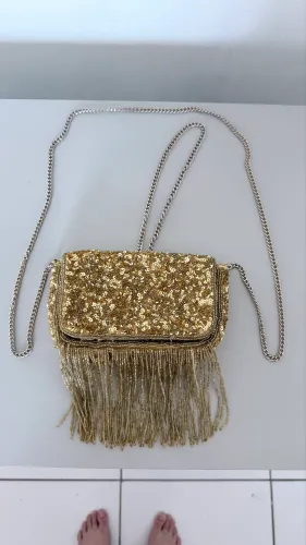 Bolsa Paetê Zara