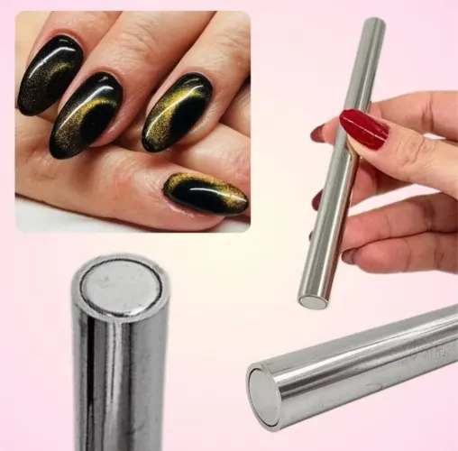 Imã bastão com 2 pontas de unhas