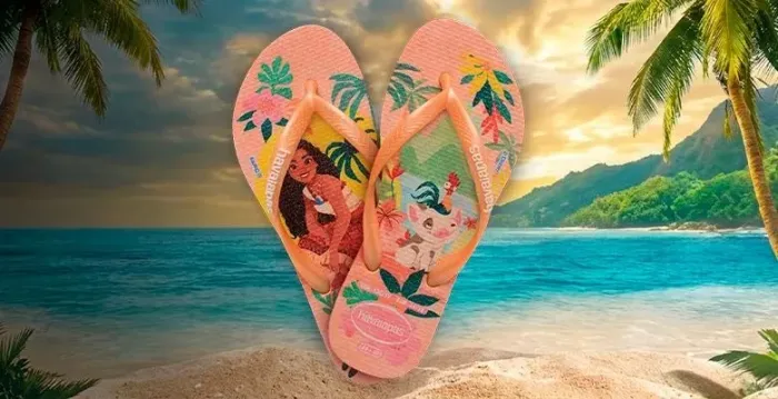 Chinelo Havaianas Slim Princess Moana - N 33/34