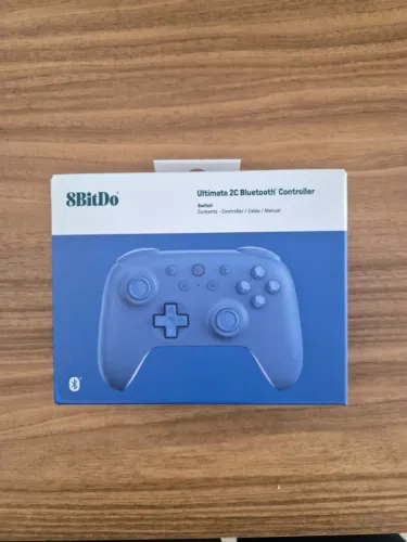 Controle 8BitDo Ultimate 2C Bluetooth Switch e Switch 2 Azul - Novo na Caixa
