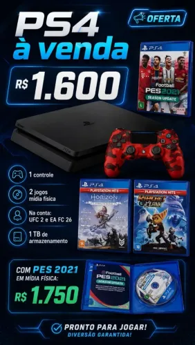 PS4 Slin 1TB 