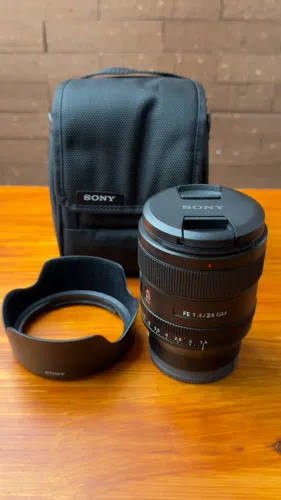 VENDE-SE Lente SONY FE 24mm F1.4 G-Master.