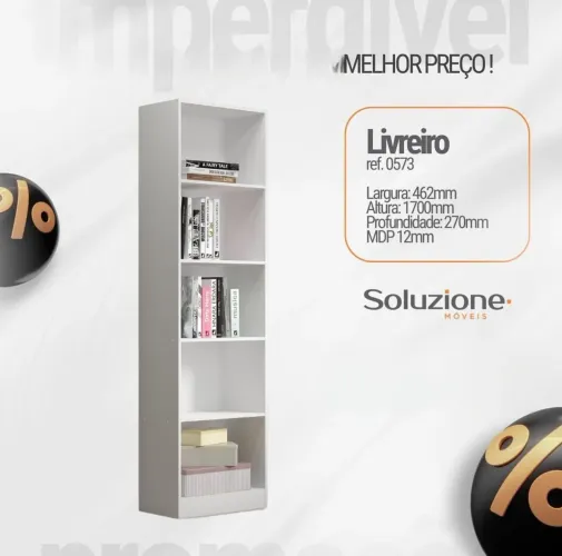 Estante de livros