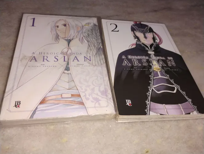 A heróica lenda de Arslan 01 e 02