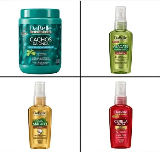 Óleo de cabelo Dabelle e Hidratação