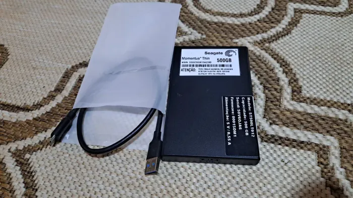 HD Externo 2,5" Seagate Original 500GB