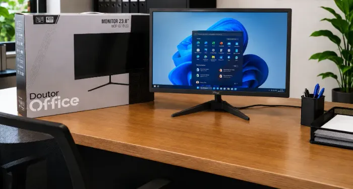 Monitor Dr. office 24Pl Full-Hd 75hz na Caixa.