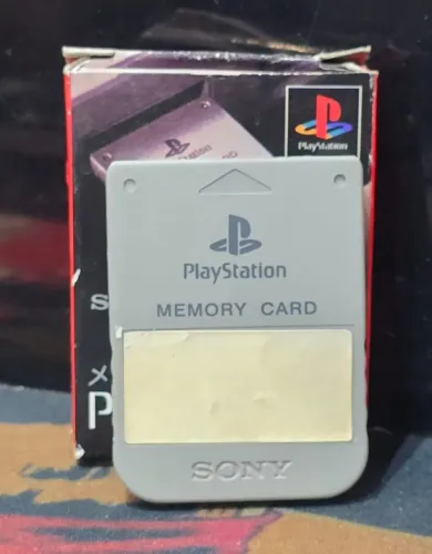 Memory Card PS1 Original com Caixa