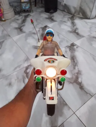 Moto patrulheiro chips funcionando