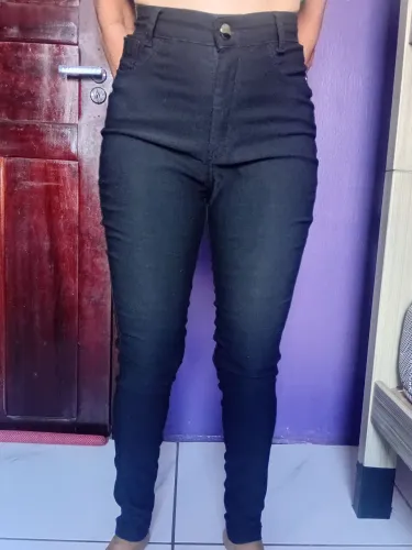 Calça skinny preta tam. 36/38