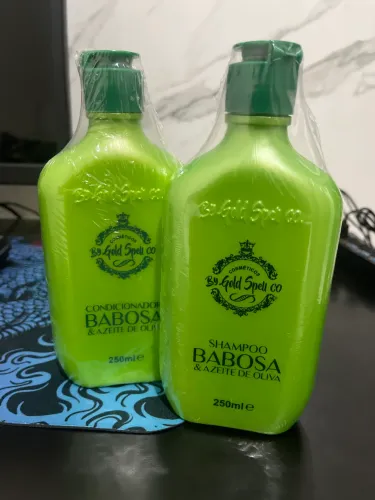 Kit Shampoo e Condicionador Babosa Goold Spell