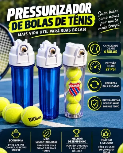 Pressurizador de Bolas de Tenis